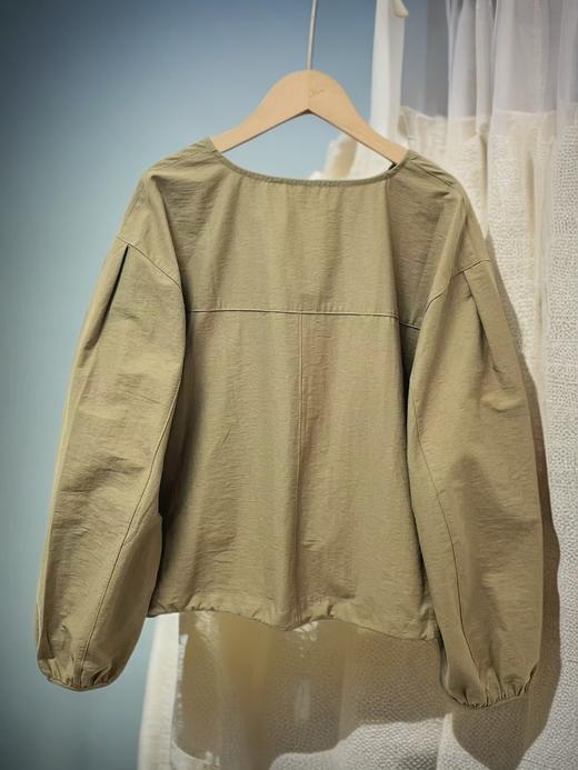 【早秋特卖】1830长袖V领花苞款外套1喜出 商品图8