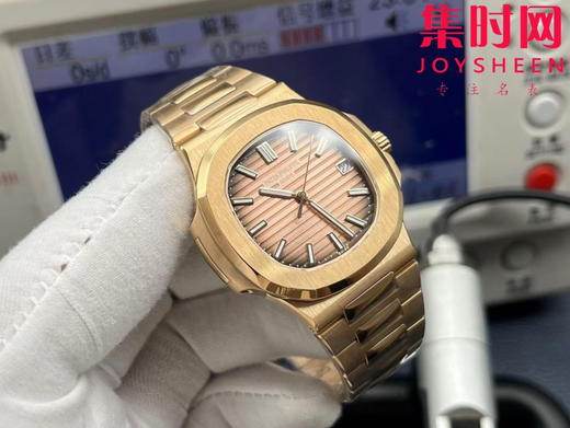 百达翡丽3K鹦鹉螺系列5711 全玫金 男士腕表 推出升级原版机 无噪音刻字版 商品图3