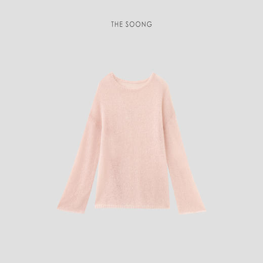 THESOONG|"慵懒日常"马海毛羊毛舒适柔软慵懒感圆领毛衣HBMY7311 商品图8