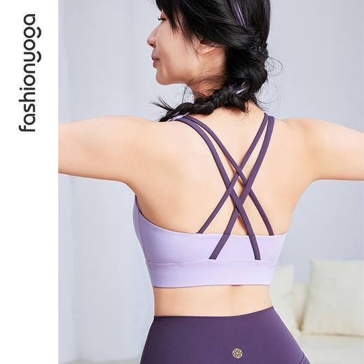 凡圣瑜伽简约塑形一体杯BRA运动内衣 FC13106 商品图7