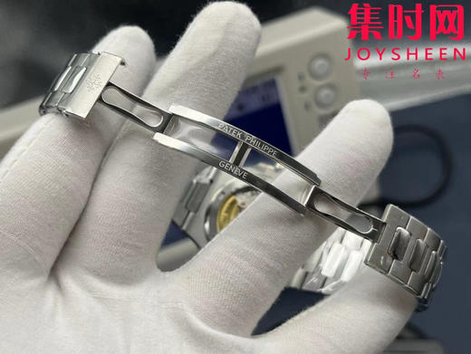 百达翡丽3K鹦鹉螺系列5711 蒂芙尼蓝 男士腕表 推出升级原版机 无噪音刻字版 商品图7