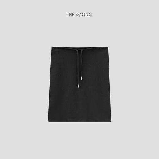 THESOONG|"无拘随性"经典细腻miu感百搭抽绳半身裙HWQZ7676 商品图2