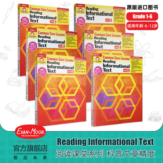 【Evan-Moor Best】 Reading Informational Text 阅读课堂系列 知识面扩展 商品图0