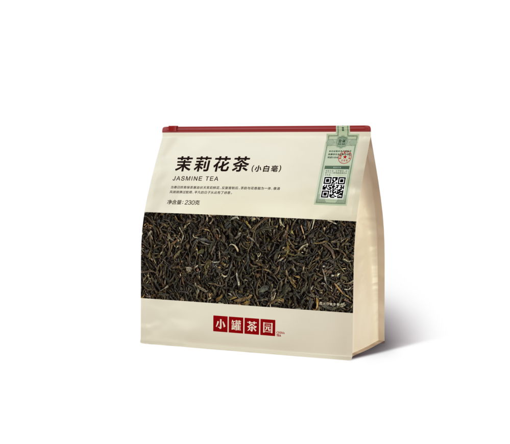 小罐茶园茉莉花茶小白毫一级口粮茶生活茶叶自己喝送礼小罐茶出品