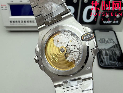 百达翡丽 3K鹦鹉螺系列5811 运动优雅系列 男士腕表（白金版5811/1G-001鹦鹉螺41MM系列）升级原版机无噪音刻字版。 商品图8