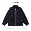 32888SDSA男士2025新款轻奢痞帅男装纯色立领褶皱拉链外套网红款外套潮 商品缩略图1