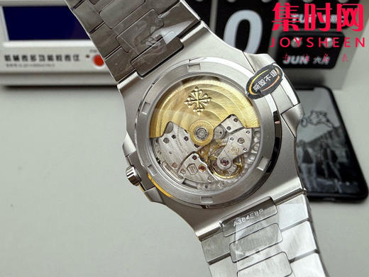 百达翡丽3K鹦鹉螺系列5711 蓝盘 男士腕表 推出升级原版机 无噪音刻字版 商品图8