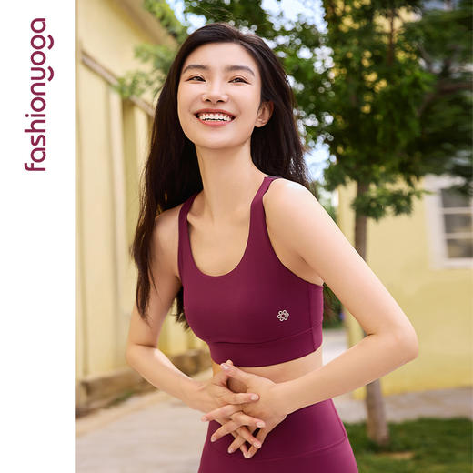 凡圣瑜伽简约塑形一体杯BRA运动内衣 FC13106 商品图9