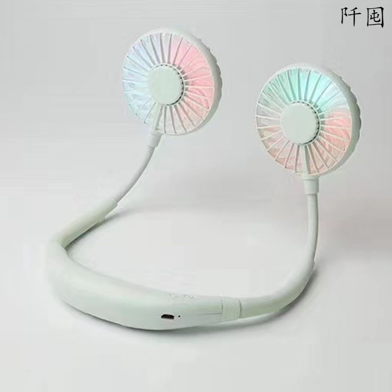 【小香熏+可折叠】一代三代懒人挂脖子小香薰 充电式风扇+香薰+LED彩灯✨清凉一整天，解锁随时随地的舒适感！