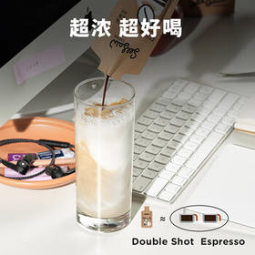 Seesaw 斑马超浓黑咖啡液33ml*12条 醇苦风味 大容量冷萃浓缩冰美式 /水饮冲调 /咖啡 /咖啡液