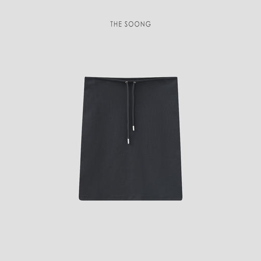 THESOONG|"无拘随性"经典细腻miu感百搭抽绳半身裙HWQZ7676 商品图5