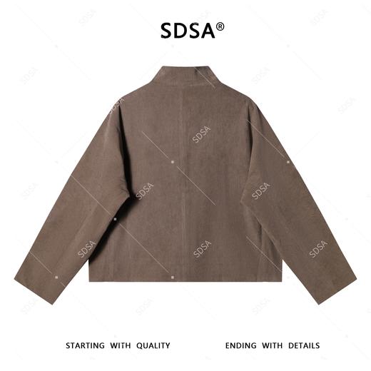 OAS915SDSA男士2025新款轻奢痞帅男装纯色半高领拉链外套网红款夹克百搭 商品图5