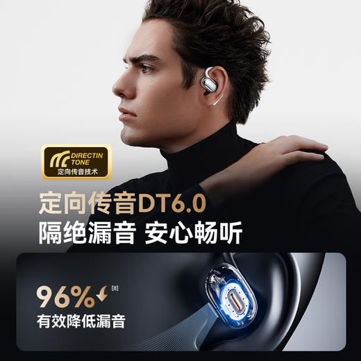 【ENC双麦降噪 旗舰级配置 约60h长续航】塞那sanag G57S蓝牙5.3气传导不入耳耳机 商品图3