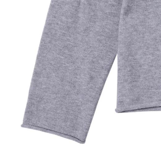 51166SDSA男士毛衣2025新款轻奢痞帅男装纯色慵懒半高领纽扣开衫针织衫 商品图3