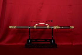 三希堂  绝影系列  龙纹星空唐刀  未开刃