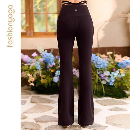 凡圣瑜伽系带喇叭长裤FC15951W、凡圣瑜伽系带喇叭九分裤FC15951WJD 商品图8