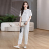 休闲运动服套装，韩版宽松洋气显瘦时尚卫衣两件套潮HR-KSM8510 商品缩略图0
