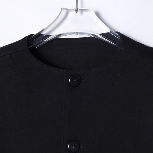 OAS901SDSA男士2025新款轻奢痞帅男装简约纯色纽扣短款外套上衣百搭复古 商品图2