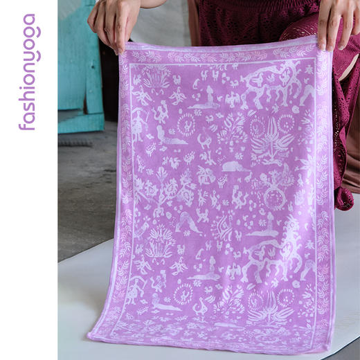 凡圣瑜伽双面印花瑜伽小铺巾FW046 商品图13