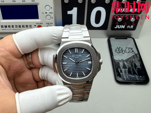 百达翡丽3K鹦鹉螺系列5711 蓝盘 男士腕表 推出升级原版机 无噪音刻字版 商品图0