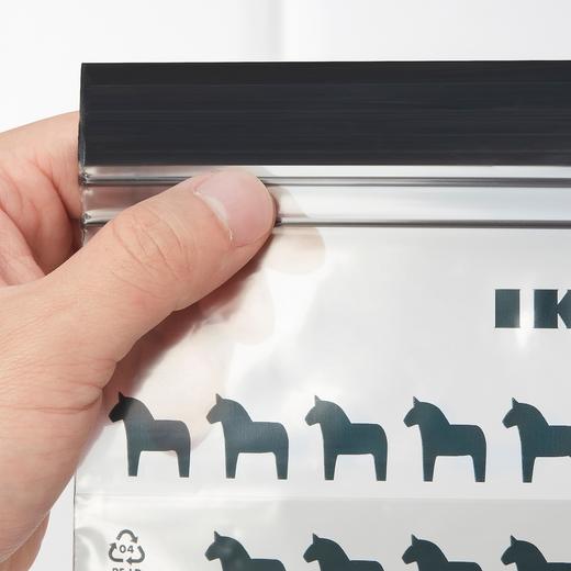 IKEA 密封袋 黑色 0.3 公升 25个 商品图1