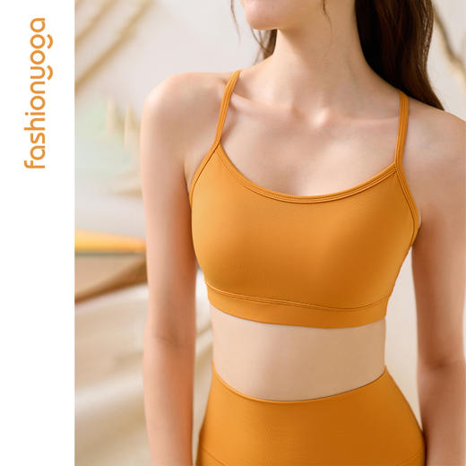 凡圣瑜伽经典裸感一体杯BRA运动内衣 FC15152 商品图8