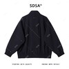 32888SDSA男士2025新款轻奢痞帅男装纯色立领褶皱拉链外套网红款外套潮 商品缩略图5