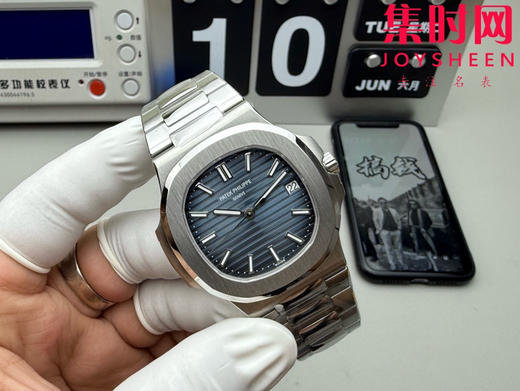 百达翡丽3K鹦鹉螺系列5711 蓝盘 男士腕表 推出升级原版机 无噪音刻字版 商品图1