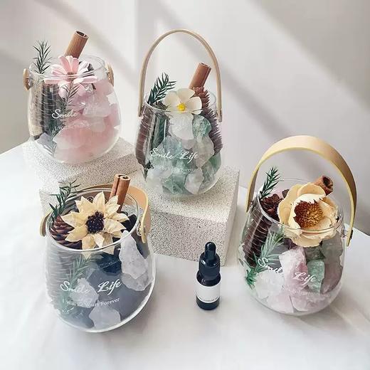 【精致礼盒套装】无火香薰扩香石晶石  家用卧室内轻奢 送男女生淡香氛 生日礼物盒无火香薰扩香石🎁高颜值礼盒，浪漫与高级感兼具，节日生日礼物佳选✨ 商品图0