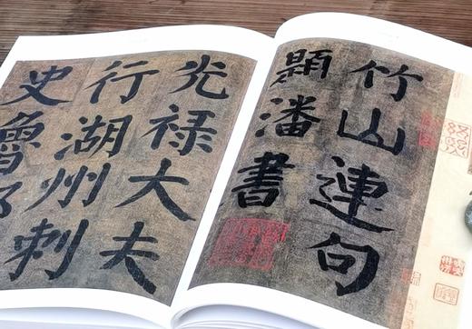 彩色放大中国著名碑帖名笔丛书之：《颜真卿名笔》，布脊精装，8开，颜真卿著，上海辞书出版社2020年一版，定价460，售价158元。（全新塑封包邮） 商品图6