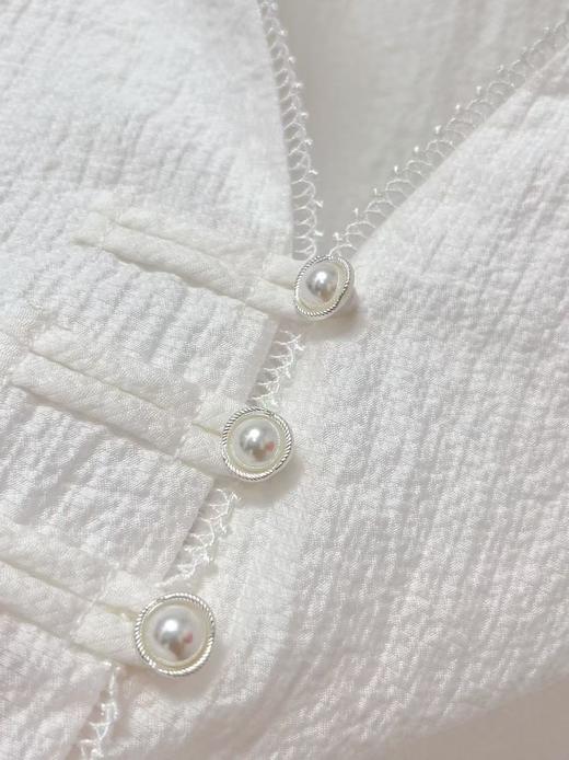 【早秋特卖】1087 V领精致泡泡长袖衬衫-喜出 商品图5