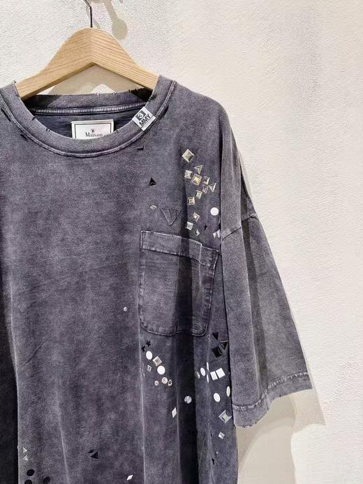 中性款做旧短袖T恤019 商品图1