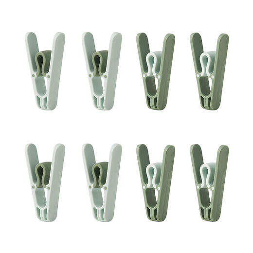 IKEA 晒衣夹 绿色 8个 商品图0