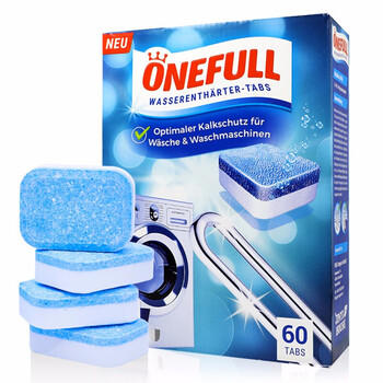 ONEFULL洗衣机清洗剂60粒滚动泡腾片清洁除垢杀菌家用滚筒污渍神器大容量 /家庭清洁/纸品 /家庭环境清洁 /洗衣机清洁剂 商品图4