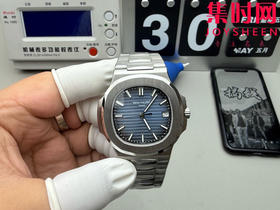 百达翡丽 3K鹦鹉螺系列5811 运动优雅系列 男士腕表（白金版5811/1G-001鹦鹉螺41MM系列）升级原版机无噪音刻字版。