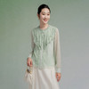 【林栖设计小店】【现货】桑蚕丝衬衣蕾丝花边宽松显瘦2025秋季新款花仙子上衣女1953018 商品缩略图6