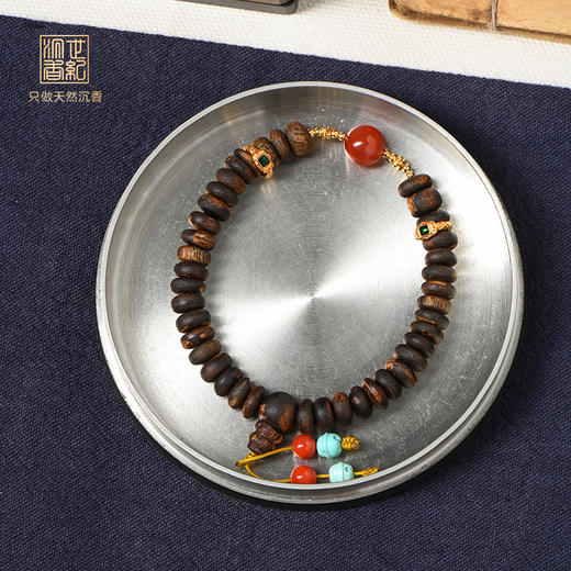 腕上·霓虹丨天然芽庄白奇楠手串丨合集 商品图0