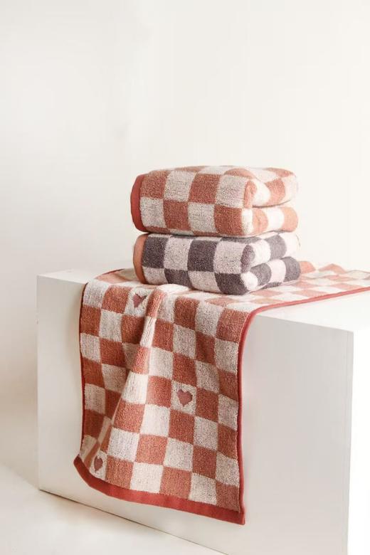 TY竹纤维方圆爱心竹棉毛巾2506 商品图1