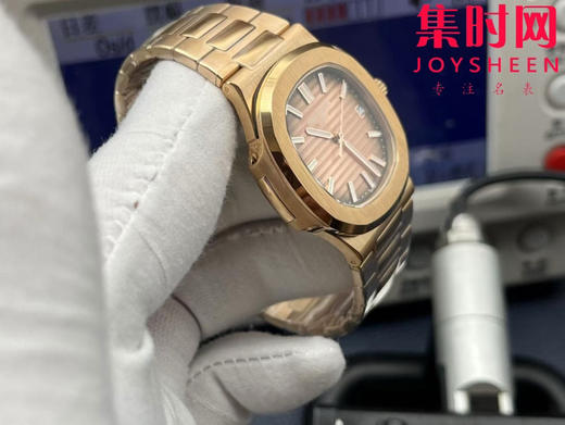 百达翡丽3K鹦鹉螺系列5711 全玫金 男士腕表 推出升级原版机 无噪音刻字版 商品图4