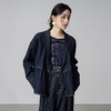 【林栖设计小店】（现货）【草木丹宁】牛仔外套蓝印花纹花边2025秋季新款国风上衣1953115 商品缩略图8