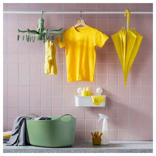 IKEA 悬挂式晾衣架带16个衣夹 绿色 商品图4