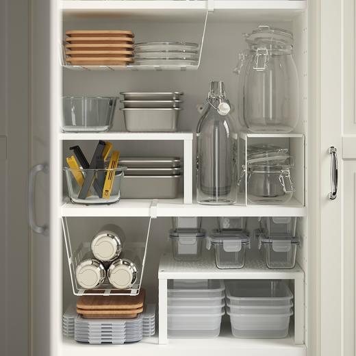 IKEA 密封夹 煤黑色/深黄色 6个 商品图1