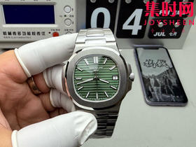 百达翡丽3K鹦鹉螺系列5711 薄荷绿 男士腕表 推出升级原版机 无噪音刻字版