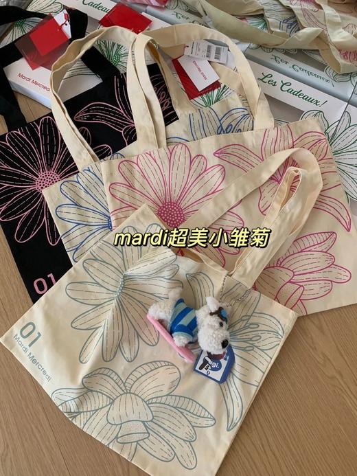 【出口韩国】mardi小雏菊帆布包 松弛氛围感的神包 商品图9