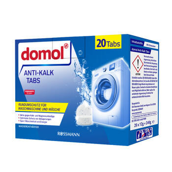 Domol 洗衣机清洗剂泡腾片 清洗洗衣机槽清洗洁剂 去污去异味抑菌 20粒 /家庭清洁/纸品 /家庭环境清洁 /洗衣机清洁剂 商品图7