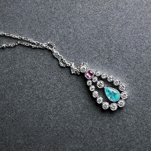 BY EVITA系列 18K镶钻石、蓝宝石和帕拉依巴 项链 商品图0