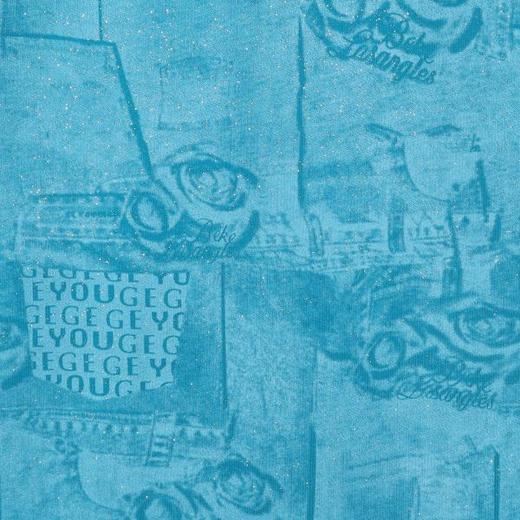 T4196SDSA夏季高级感新款男士复古潮流满天星字母设计短袖T恤休闲百搭 商品图3