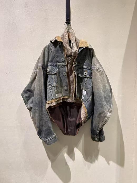 中性款不规则牛仔外套019 商品图0