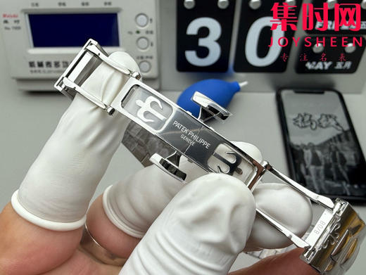 百达翡丽 3K鹦鹉螺系列5811 运动优雅系列 男士腕表（白金版5811/1G-001鹦鹉螺41MM系列）升级原版机无噪音刻字版。 商品图7