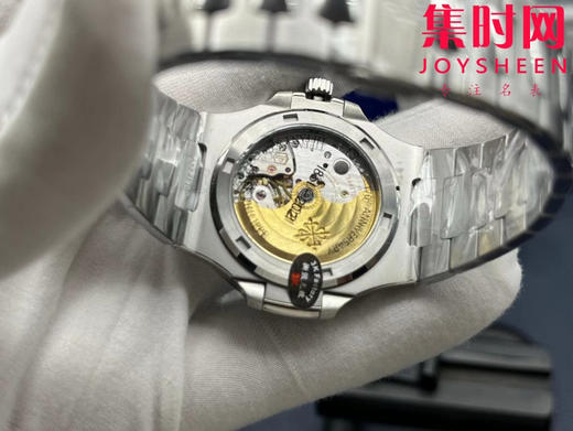 百达翡丽3K鹦鹉螺系列5711 蒂芙尼蓝 男士腕表 推出升级原版机 无噪音刻字版 商品图6